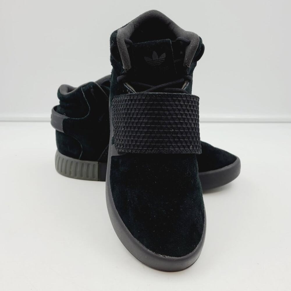 Adidas Tubular Invader Strap Sneakers YOUTH Size 4.5, PRE-OWNED, EUC